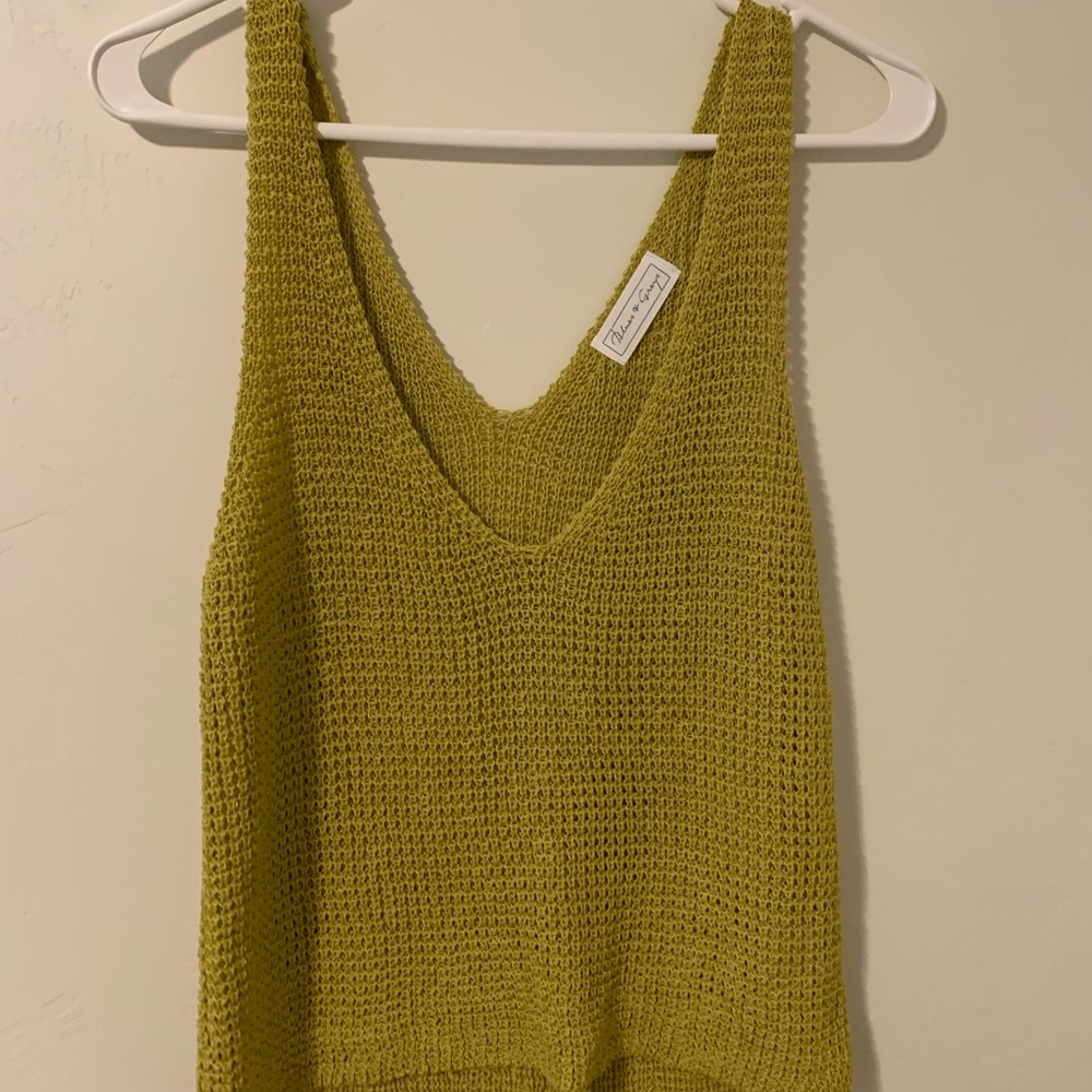 Knit tank top